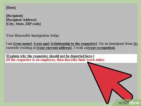 Image titled Write a Letter Requesting Non Deportation of a Person Step 9