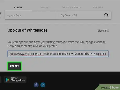 Image titled Remove Your Listing on WhitePages Step 9