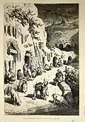 The caves of the Gipsies at Sacromonte by Gustave Doré in L'Espagne