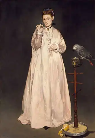 Woman with Parrot, 1866, Metropolitan Museum of Art, New York