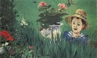 Little Jacques Hoschedé in a Garden 1878
