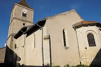The church in Gézoncourt
