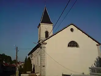 The church in Romain-sur-Meuse
