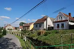 Houses by the Škvořetice Stream
