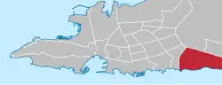 Location of Žnjan kotar in Split