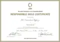 LBMA Responsible Gold Certificate