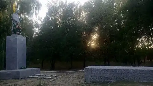 The mass grave of fighters for Soviet power (2020)