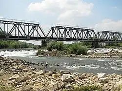 Railway bridge in Khryplyn