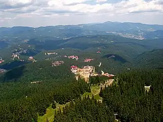 A mountain landscape