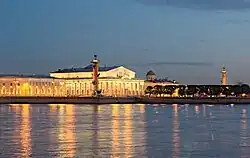 The Bourse during the blue hour