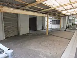 remnants of freight platform