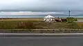 Yurt on the shore