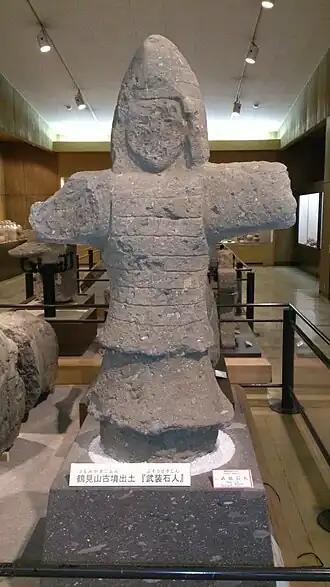 Sekijin (stone man) from Tsurumiyama Kofun&nbsp;[ja], Fukuoka Prefecture