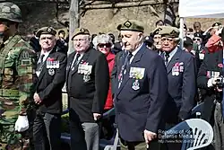New Zealand veterans at 60th anniversary of the Korean War. 2013