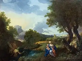 Latona and the peasants of Lycia, by Andrea Locatelli, ca 1720–1741.