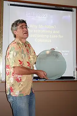 Jeff Kuhn giving a presentation