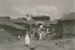 Just inside the gate (c. 1910)