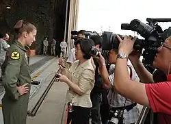 Jamieson interviewed at Osan Air Base