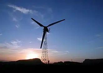 100&nbsp;kW Aerogenerator, Fair Isle