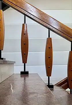 Railing in Strada Octavian no. 10, Alba Iulia, Romania, unknown architect, 1960s