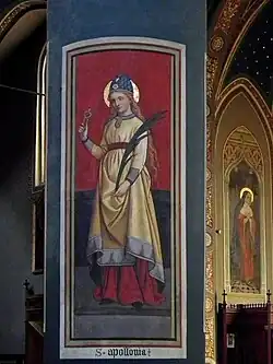 Virgin-martyr Apollonia of Alexandria.