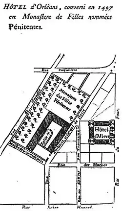Monastere de Filles Pénitentes in 1497