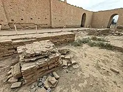 The courtyard of Ninurta temple (E-SAG-DINGIR-RI-E-NE)