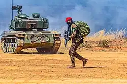 A paratrooper pathfinder during Operation Formosa in 2021