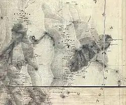 A section of the Survey map of W. J. Webb drawn in 1819 shows a source of Kali river flowing through Beans (Byans Valley)