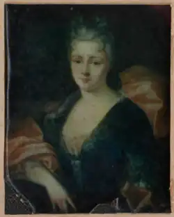 Reproduction of an oil painting, 1873