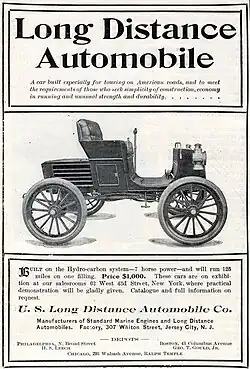 1902 Long Distance Type A runabout in The Automobile