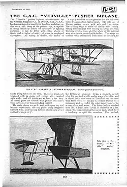 Gamma S Seaplane by Alfred Verville and General Aeroplane Company - 1917 in Flight Magazine