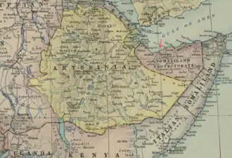 British Somaliland in 1922