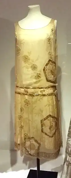1926 chiffon evening dress