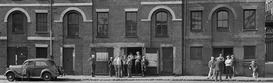 India Wharf, Boston, 1935