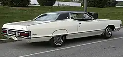 1972 Marquis Brougham two-door, rear view
