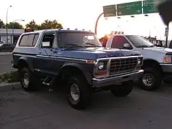 1978 Bronco Custom (aftermarket wheels/tires)