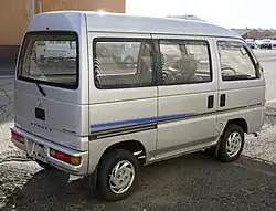 Rear of 1994 Honda Street G 4WD (second facelift), showing the taillights it shares with the Honda Today
