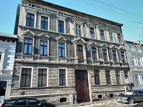 Facade on the street