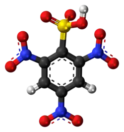 2,4,6-Trinitrobenzenesulfonic acid molecule