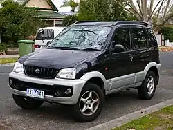 2002 Daihatsu Terios SX (J102G; facelift, Australia)