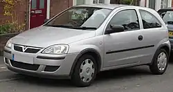 Post facelift Vauxhall Corsa