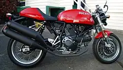 2006 year model Ducati SportClassic 1000 in "Anniversary Red"