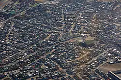 Aerial view of Crossroads