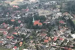 Aerial view of Ganderkesee in 2012