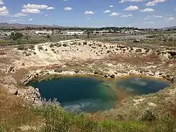 Elko Hot Hole, a hot spring on the southwest edge of the city