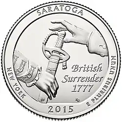 Saratoga National Historical Park quarter