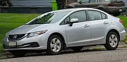 2015 Honda Civic LX sedan (Canada; facelift)