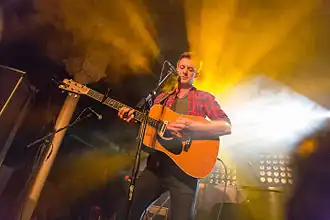 Ayer performing in April 2016