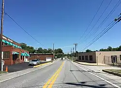 Buildings along Burnt Store Road